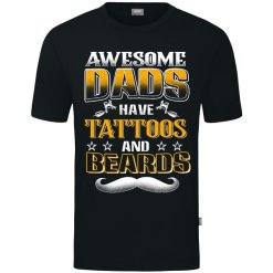 Awesome Dads Tattoos & Beards T-Shirt