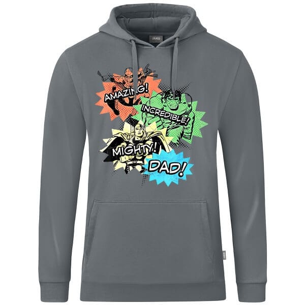 Amazing Dad Hoodie Grijs