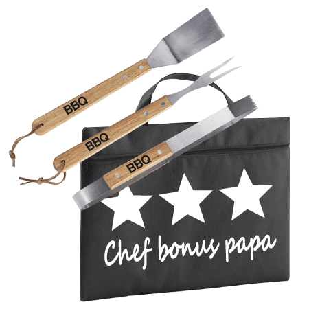 Chef Bonus PAPA BBQ set 4-delig