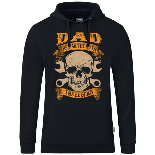 Dad The Legend Skull Hoodie